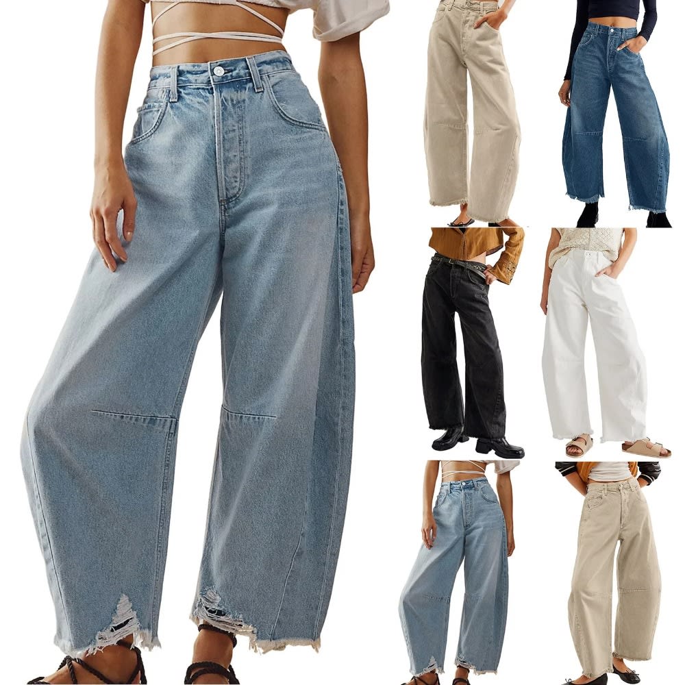 Baggy Wide Leg Denim Pants: Japanese 2000s Style Y2k Female Clothing